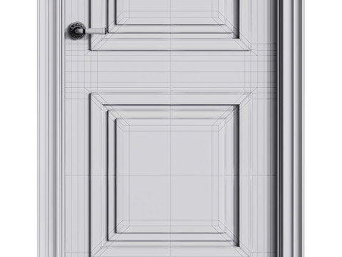 Modern entrance door 57 3D Model