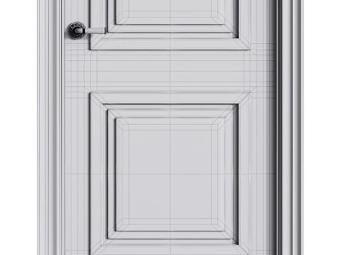 Modern entrance door 57 3D Model