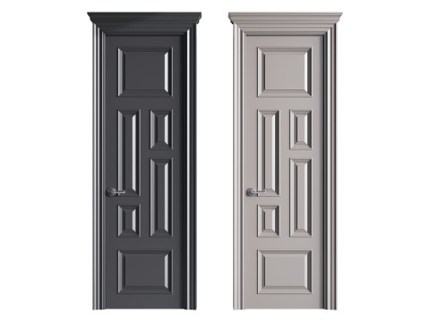 Modern entrance door 59 Modelo 3D