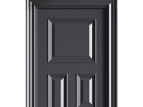 Modern entrance door 59 3D 模型