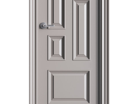 Modern entrance door 59 3D 模型