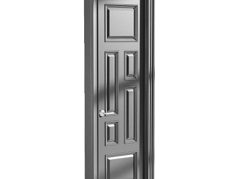 Modern entrance door 59 3D 模型