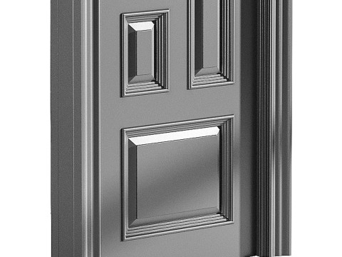 Modern entrance door 59 3D 模型