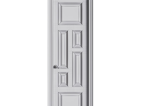 Modern entrance door 59 3D 模型