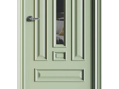 Porta de entrada moderna 60 Modelo 3D