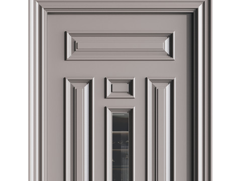 Modern entrance door 60 3D 모델