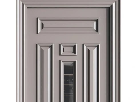 Porta de entrada moderna 60 Modelo 3D