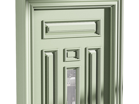 Modern entrance door 60 3D 모델