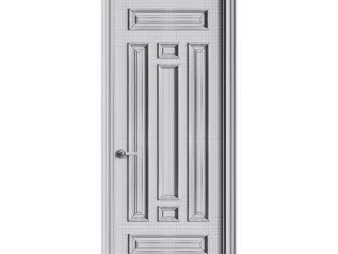 Porta de entrada moderna 60 Modelo 3D