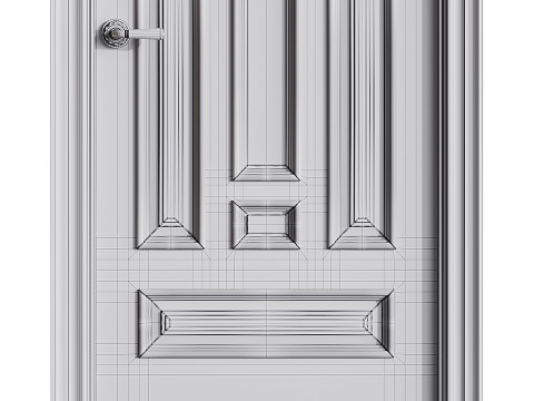 Modern entrance door 60 3D 모델