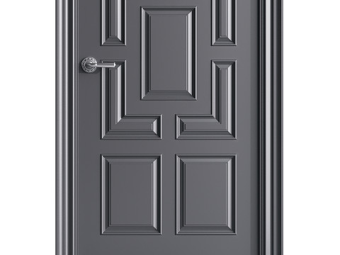 Modern entrance door 61 3D 모델