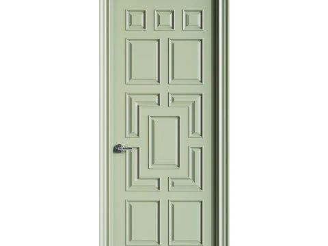 Porta de entrada moderna 61 Modelo 3D