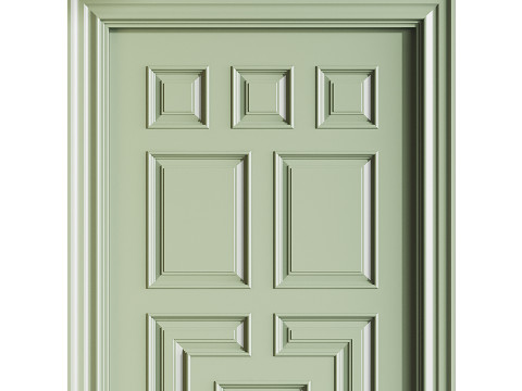 Modern entrance door 61 3D 모델