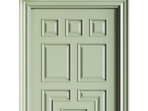 Porta de entrada moderna 61 Modelo 3D