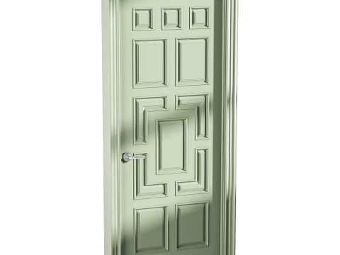 Porta de entrada moderna 61 Modelo 3D