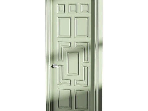 Porta de entrada moderna 61 Modelo 3D