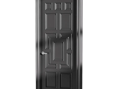 Porta de entrada moderna 61 Modelo 3D