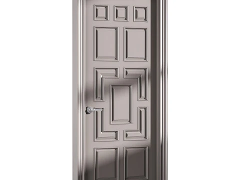 Porta de entrada moderna 61 Modelo 3D