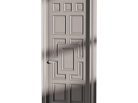 Porta de entrada moderna 61 Modelo 3D