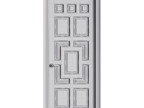Modern entrance door 61 3D 모델