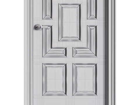 Modern entrance door 61 3D 모델