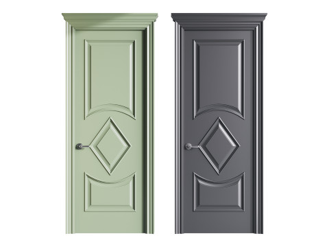 Modern entrance door 62 Modelo 3D