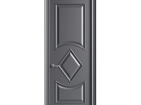 Modern entrance door 62 3D Model