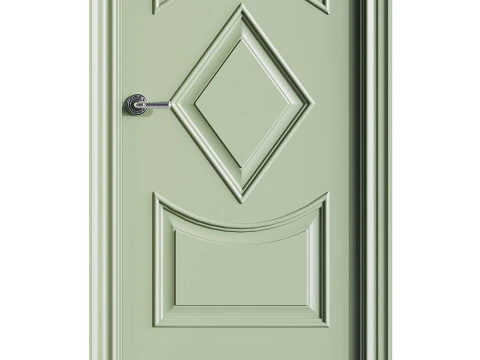 Modern entrance door 62 3D Model