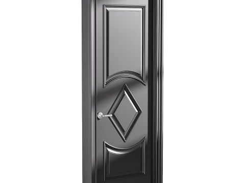 Modern entrance door 62 3D Model