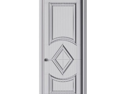 Modern entrance door 62 3D Модель