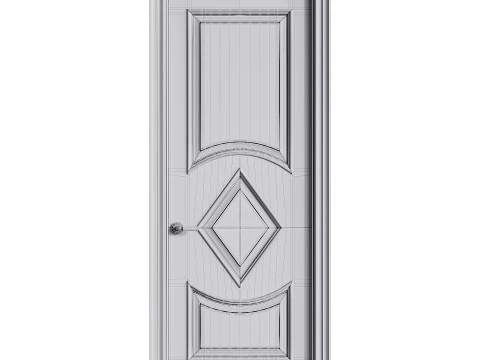 Modern entrance door 62 3D Model