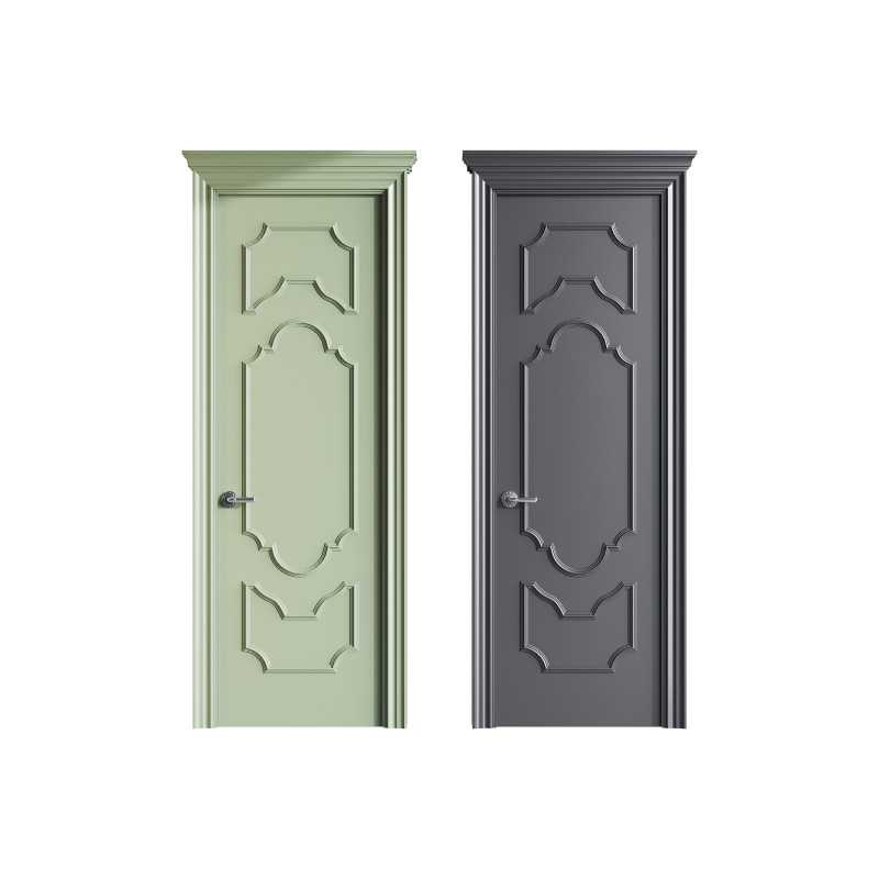 Modern entrance door 63 3D Model .c4d .max .obj .3ds .fbx .stl .blend