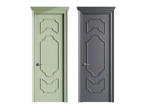 Modern entrance door 63 Modelo 3D