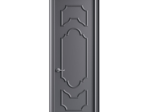 Modern entrance door 63 3D Model
