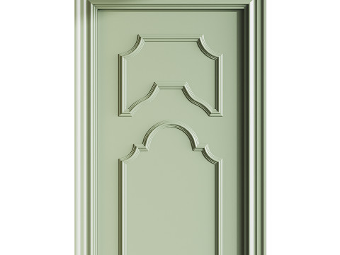 Modern entrance door 63 3D Model