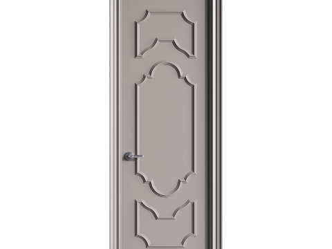 Modern entrance door 63 3D Model