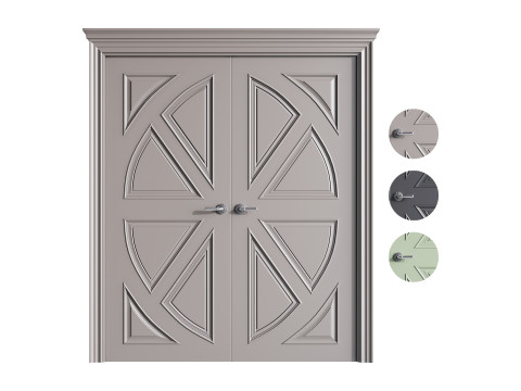 Modern entrance door 64 Modelo 3D