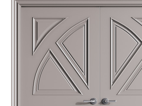 Modern entrance door 64 3D 모델