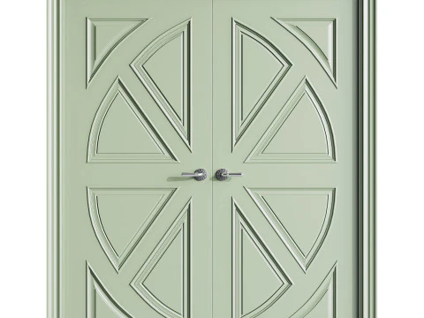 Porta de entrada moderna 64 Modelo 3D