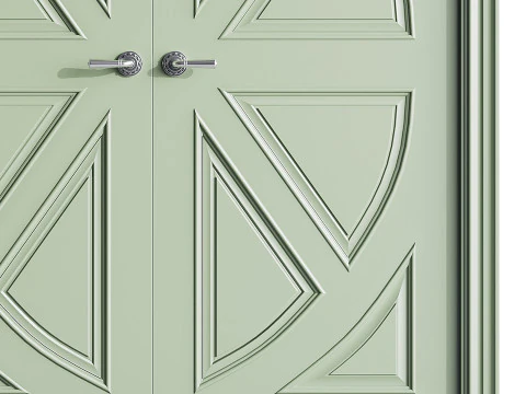 Porta de entrada moderna 64 Modelo 3D