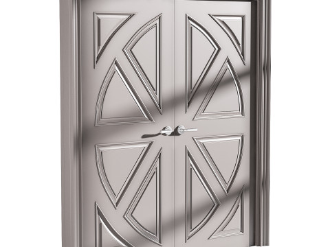 Modern entrance door 64 3D 모델