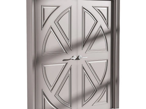 Porta de entrada moderna 64 Modelo 3D