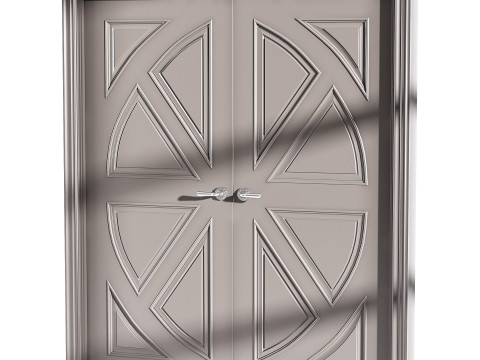 Modern entrance door 64 3D 모델