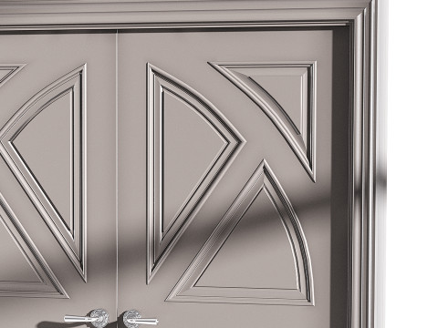 Modern entrance door 64 3D 모델