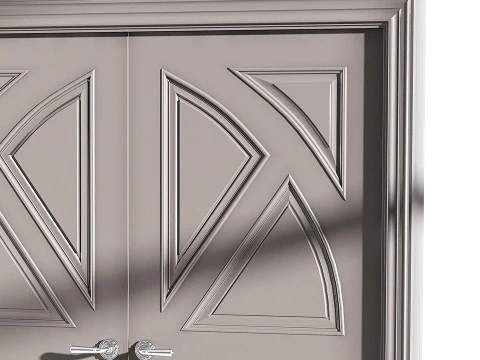 Porta de entrada moderna 64 Modelo 3D