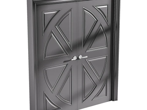 Porta de entrada moderna 64 Modelo 3D