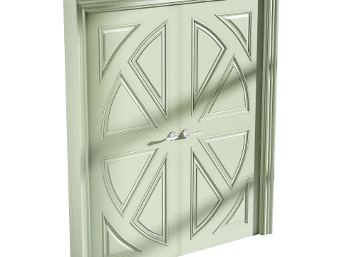 Porta de entrada moderna 64 Modelo 3D