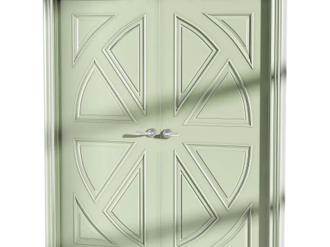 Porta de entrada moderna 64 Modelo 3D