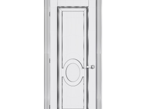 Modern entrance door 65 3Dモデル