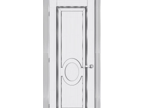 Moderne Eingangst&uuml;r 65 3D Modell